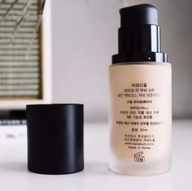 Kem Nền Làm Mịn, Che Khuyến Điểm Karadium Like a Movie Star Cover Foundation