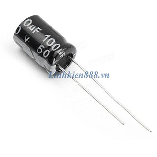 Tụ Hóa 100uF 16V, 100uF 50V