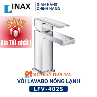 Vòi chậu lavabo inax lfv-402s nóng lạnh, cam kết chính hãng