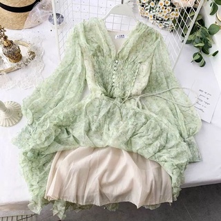 [ORDER] Đầm maxi thiết kế cổ V