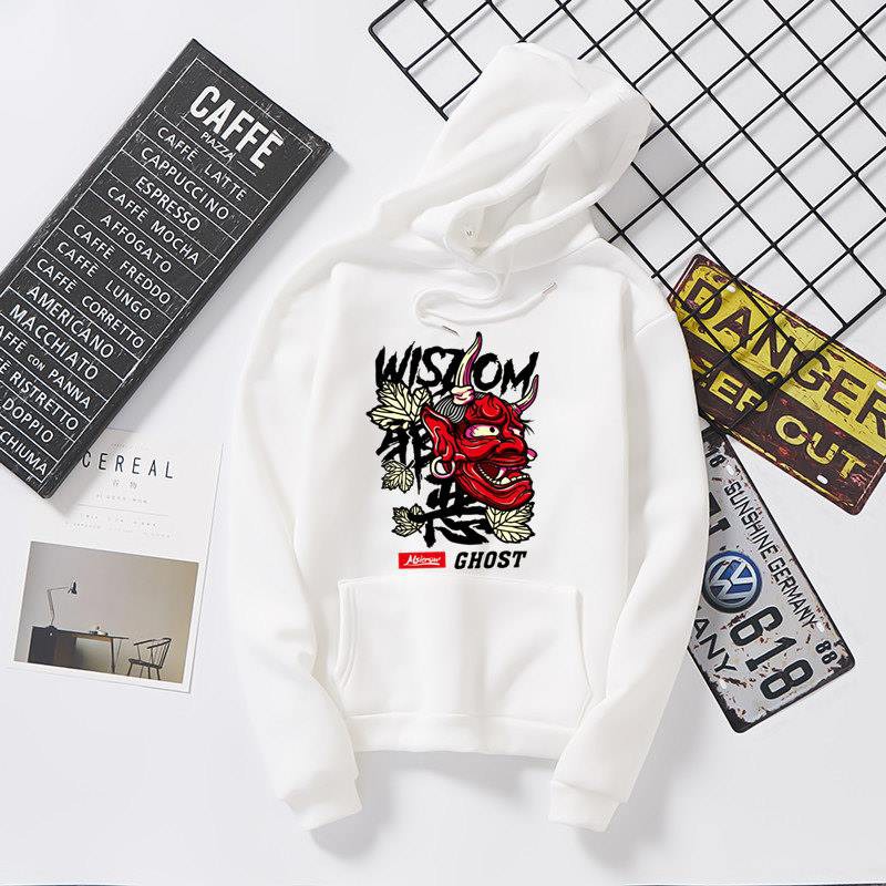 Áo Hoodie Unisex Dài Tay Phong Cách Nhật Bản Harajuku Dành Cho Cặp Đôi | BigBuy360 - bigbuy360.vn
