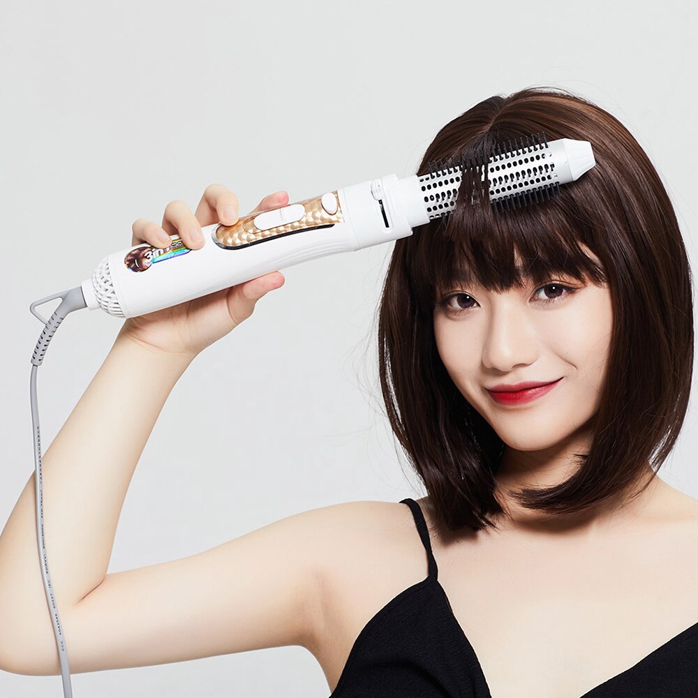 WéLlSkins Xiaomi WX-FT09 Lược điện đa năng 4 trong 1 Máy sấy tóc Ion âm Máy sấy tóc Tạo kiểu tóc Máy sấy tóc Làm thẳng tóc xoăn