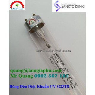 Bóng đèn diệt khuẩn UV Sankyo Denki G25T8 - 25W, 45cm