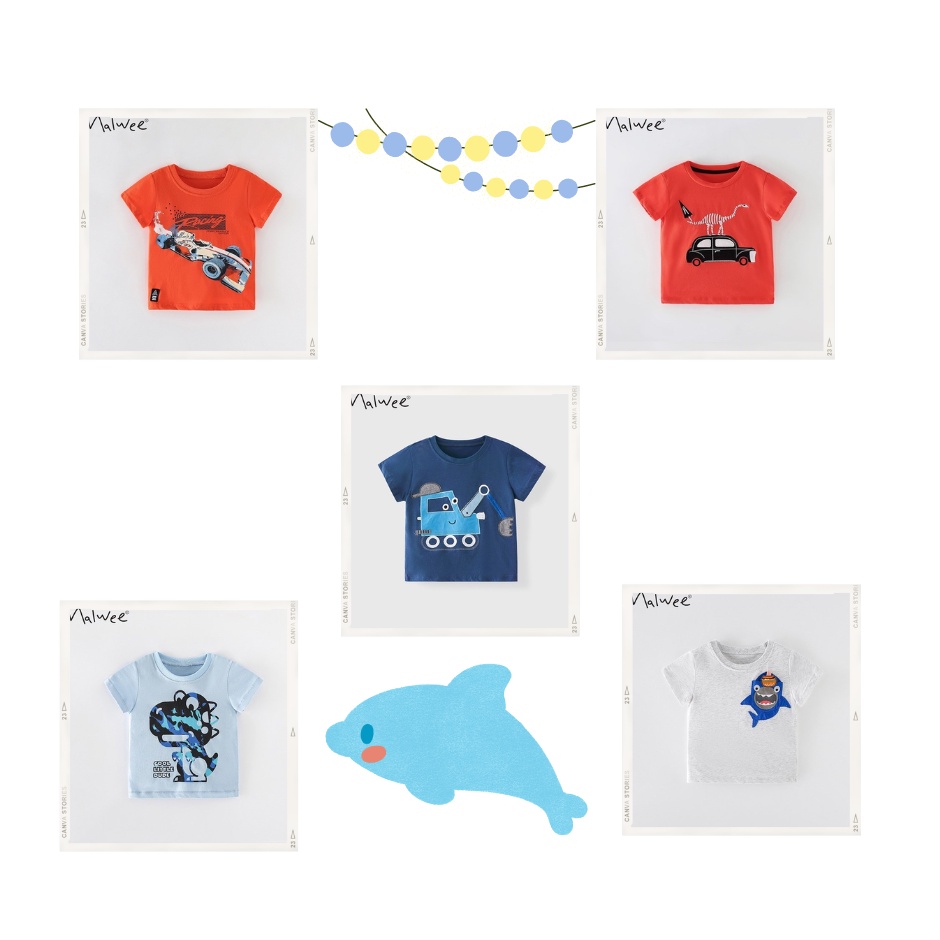 Combo 3 Áo Thun Hè Cho Bé Trai Sale Sốc (Giao Ngẫu Nhiên) - Jumping Beans Official Store