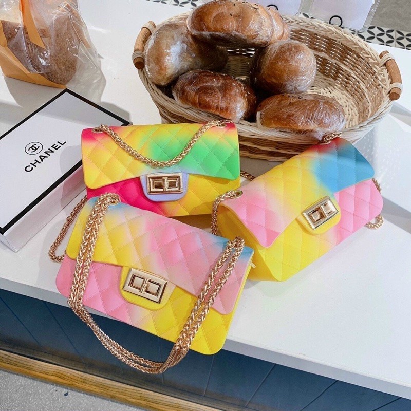 Túi Silicon Cầu Vồng Loang màu | BigBuy360 - bigbuy360.vn