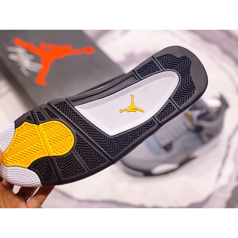 Giày thể thao Nike Air Jordan 4 chính hãng - Giày sneakers Air Jordan 4 chuẩn Auth xám