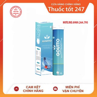 ✅Viên sủi Goutto hỗ trợ giảm triệu chứng bệnh gout