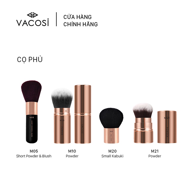 Cọ Phấn Phủ Bỏ Túi Thân Dài VACOSI POWDER BRUSH - M10