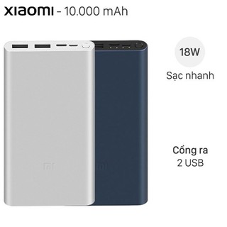 Mua Pin sạc dự phòng Polymer 10.000mAh Xiaomi Mi 18W Fast Charge Power Bank 3