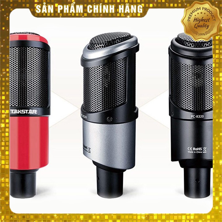 [Mã ELHACE giảm 4% đơn 300K] Mic Thu Âm Takstar PC K320 Bảo Hành 12 Tháng Thu Âm Livestream Cực Hay