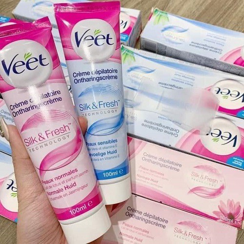 Kem tẩy lông VEET (100ml) [HÀNG CHUẨN 100%] Tẩy sạch lông_Thêm phần tự tin