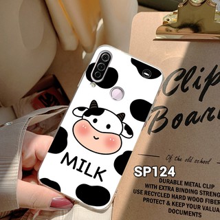 Ốp lưng Vsmart Joy 3 dẻo trong in hình vân bò sữa dễ thương