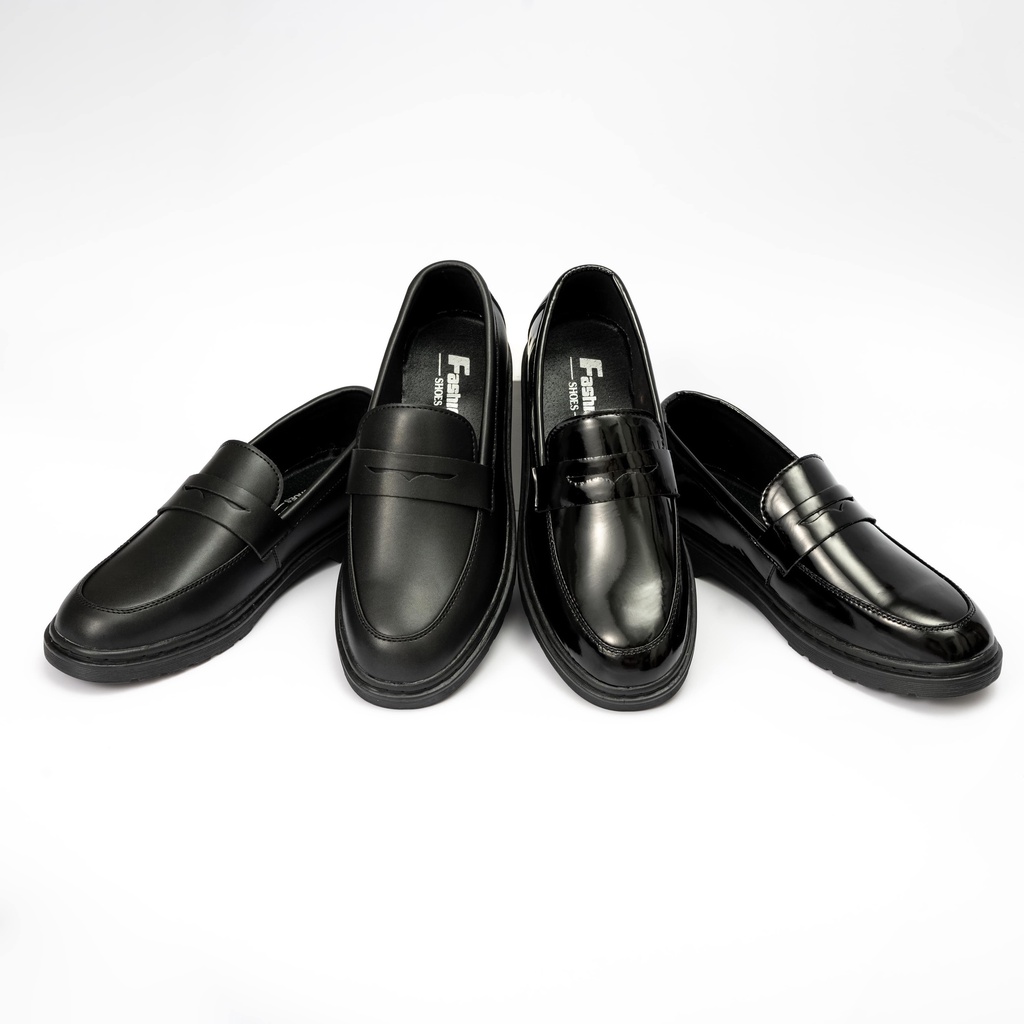 Giày Penny loafer da bóng, Giày Sơn Tùng đế tăng chiều cao 4cm