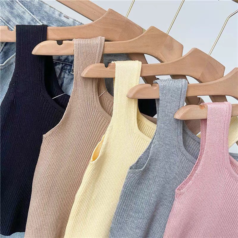 Áo len hai dây nữ phong cách Hàn Quốc năng động