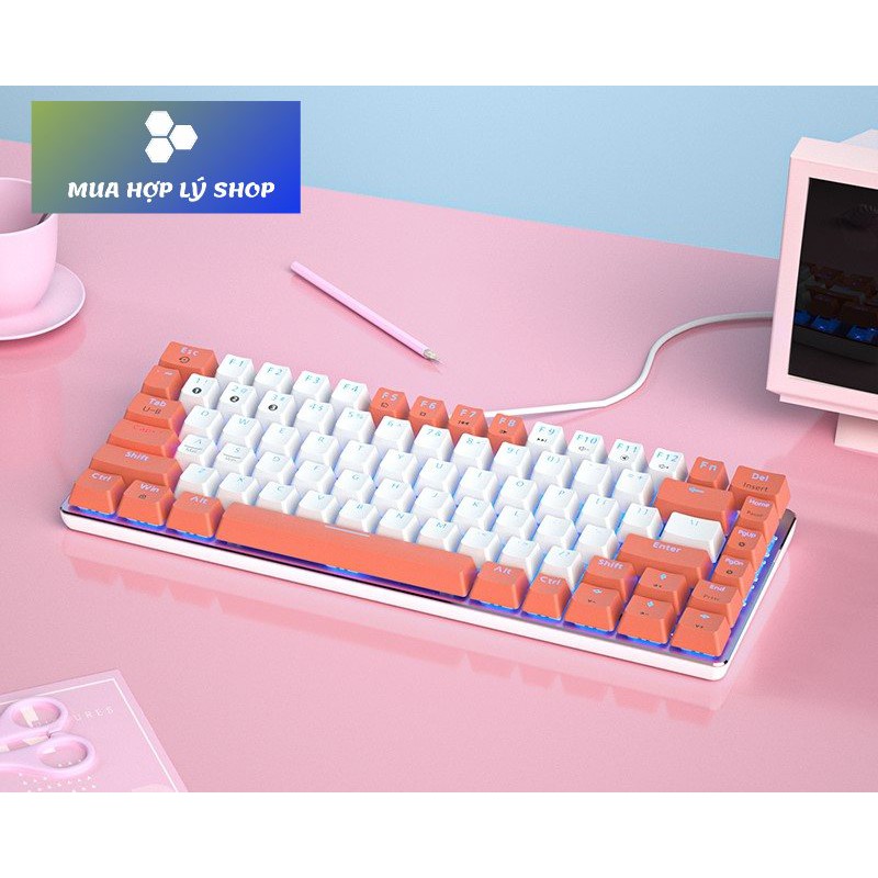 Bàn Phím Cơ Bluetooth AJAZZ AK33 Màu Sắc RGB Thời Trang Cá Tính - Hàng Nhập Khẩu