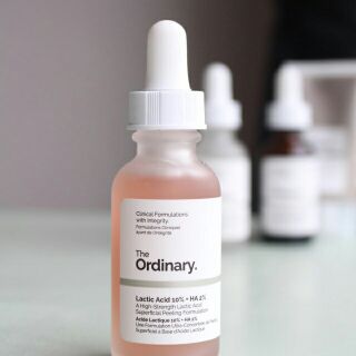The Ordinary Lactic Acid 10% + HA 2% 30ml serum thanh tẩy cho làn da nhạy cảm