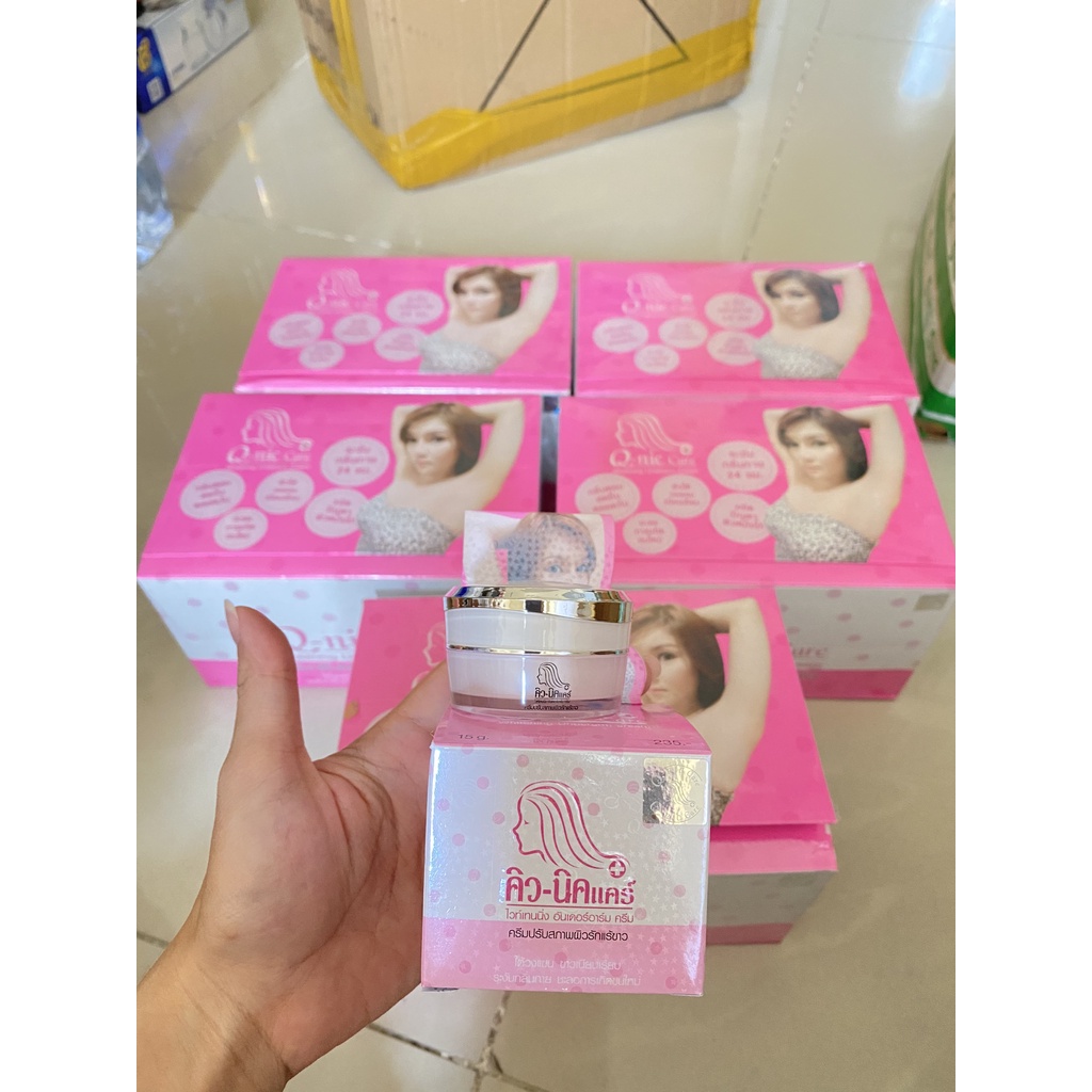 KEM DƯỠNG GIẢM THÂM NÁCH Q-NIC CARE WHITENING UNDERARM CREAM THÁI LAN