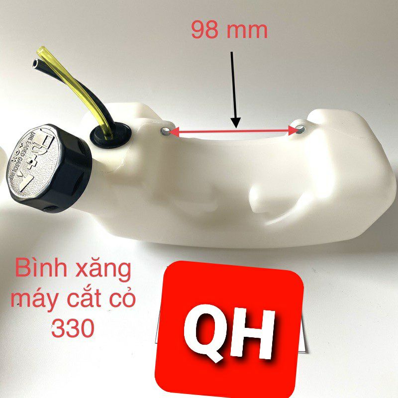 Bình xăng, bình đựng xăng máy cắt cỏ 2 thì loại nhỏ 260 - 330 và GX25  - GX35 ( BẰNG NHỰA ABS )