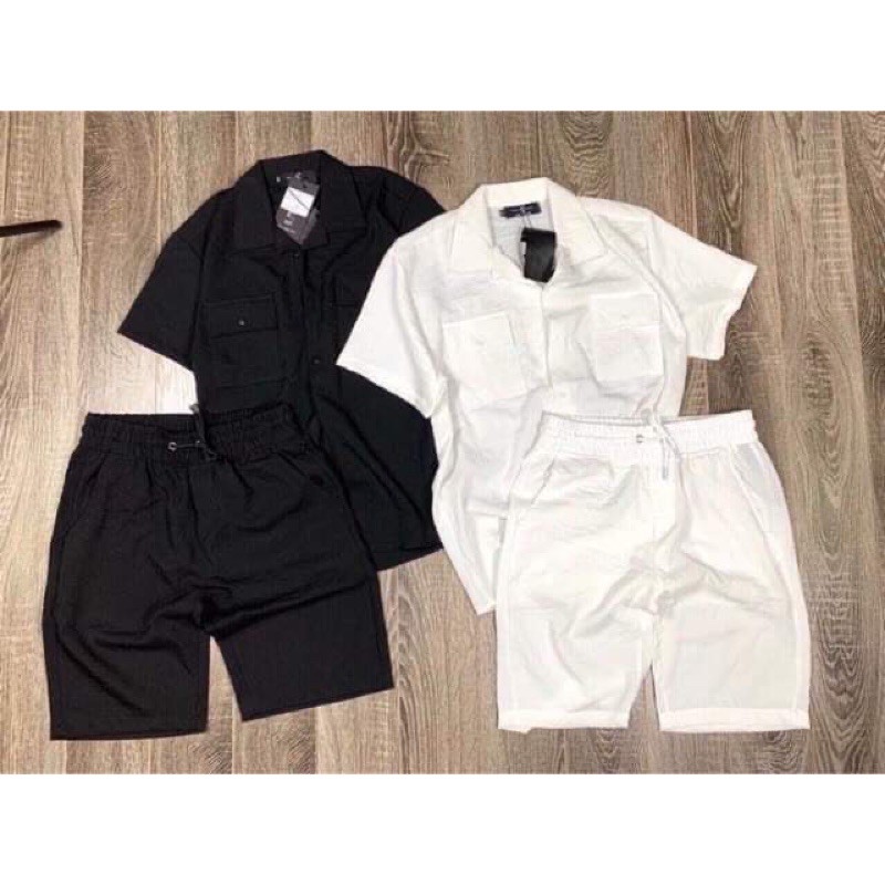 Bộ đũi cổ bẻ 2 túi ngực H1A876 | BigBuy360 - bigbuy360.vn