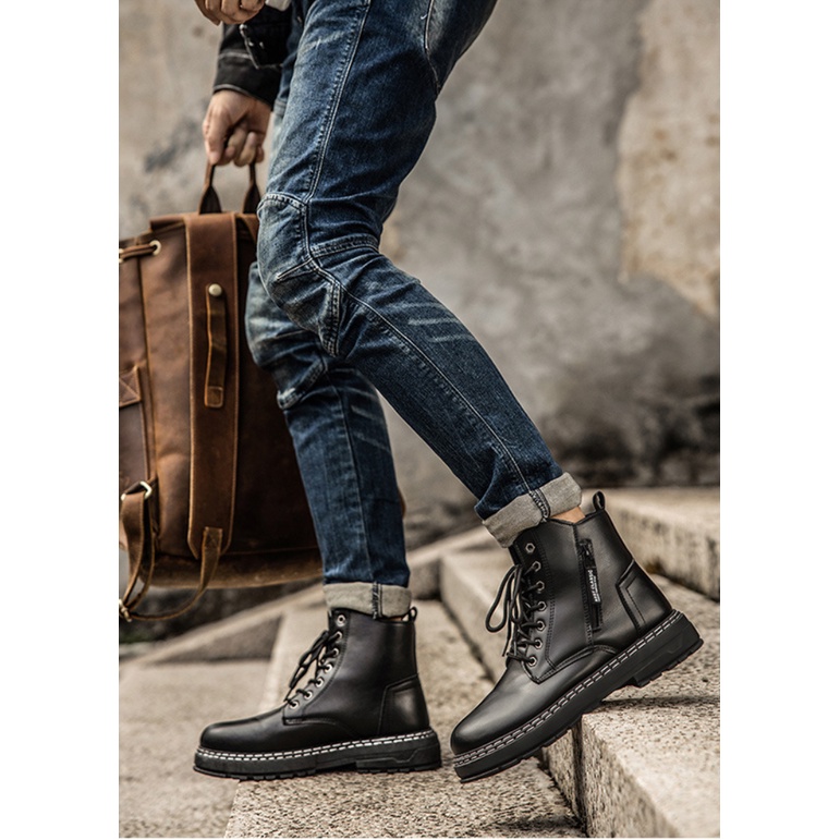 Bốt cổ cao khóa zip dr martens phiên bản 2021 INF - 2