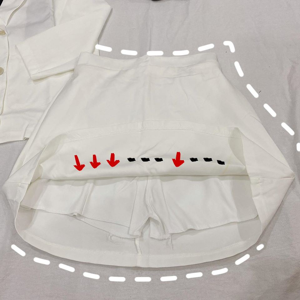 Set chân váy + blazer Trơn YAYSHOP nữ tính hình thật ( fit dưới 55kg)