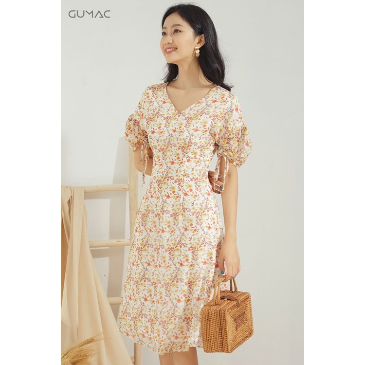 Đầm hoa tay rút DA656 GUMAC | BigBuy360 - bigbuy360.vn