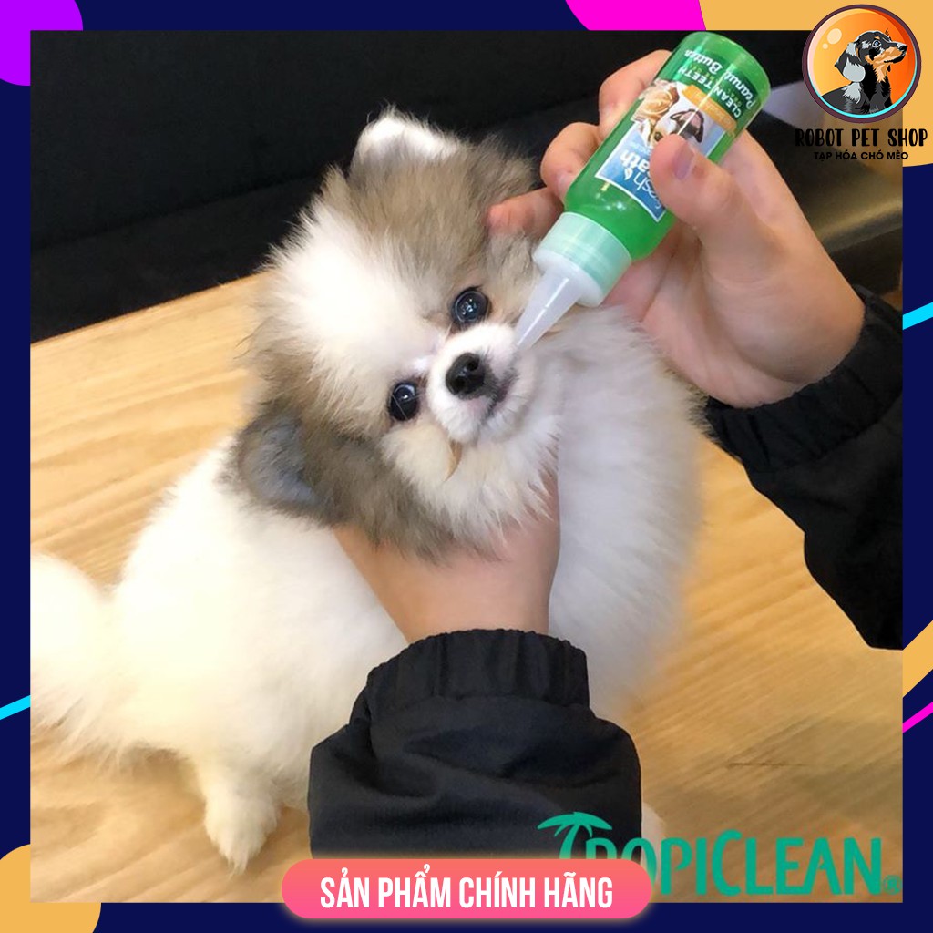 Fresh Breath Clean Teeth Gel 0.5z - WIP - Gel vệ sinh răng miệng chó mèo 14.8ml - ROBOT PETSHOP