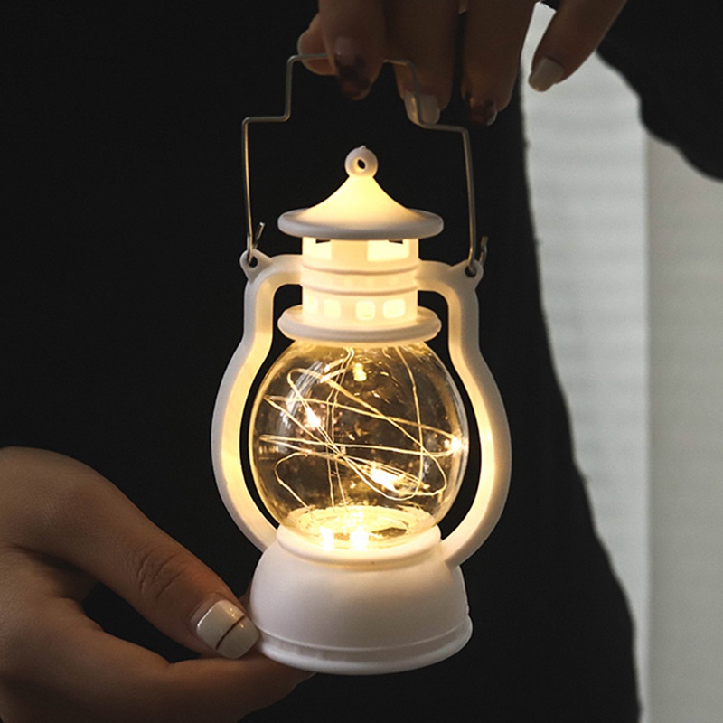 Đèn ngủ bóng led phong cách retro dùng pin tiện dụng