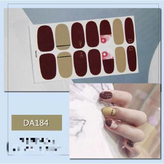 Set 14 nhãn dán trang trí móng nghệ thuật