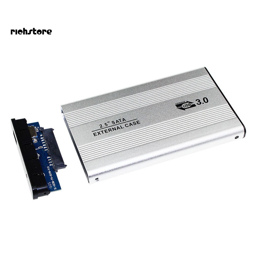 Hộp Đựng Ổ Cứng Ngoài USB 3.0 / 2.0 HDD SSD 2.5inch SATA Bằng Kim Loại | BigBuy360 - bigbuy360.vn