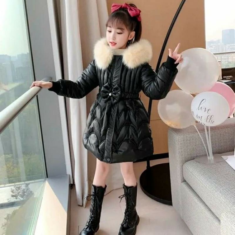 ÁO PHAO DÁNG DÀI BÉ GÁI