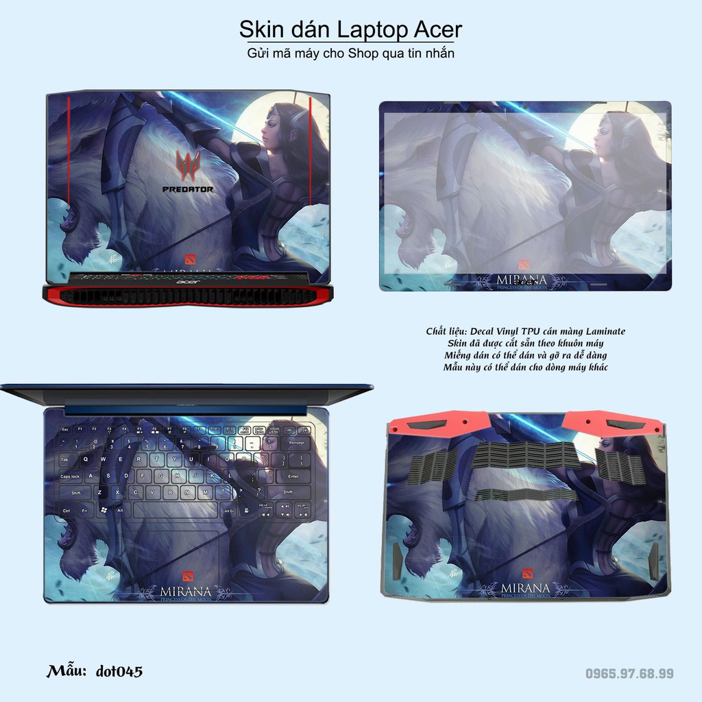 Skin dán Laptop Acer in hình Dota 2 _nhiều mẫu 8 (inbox mã máy cho Shop)