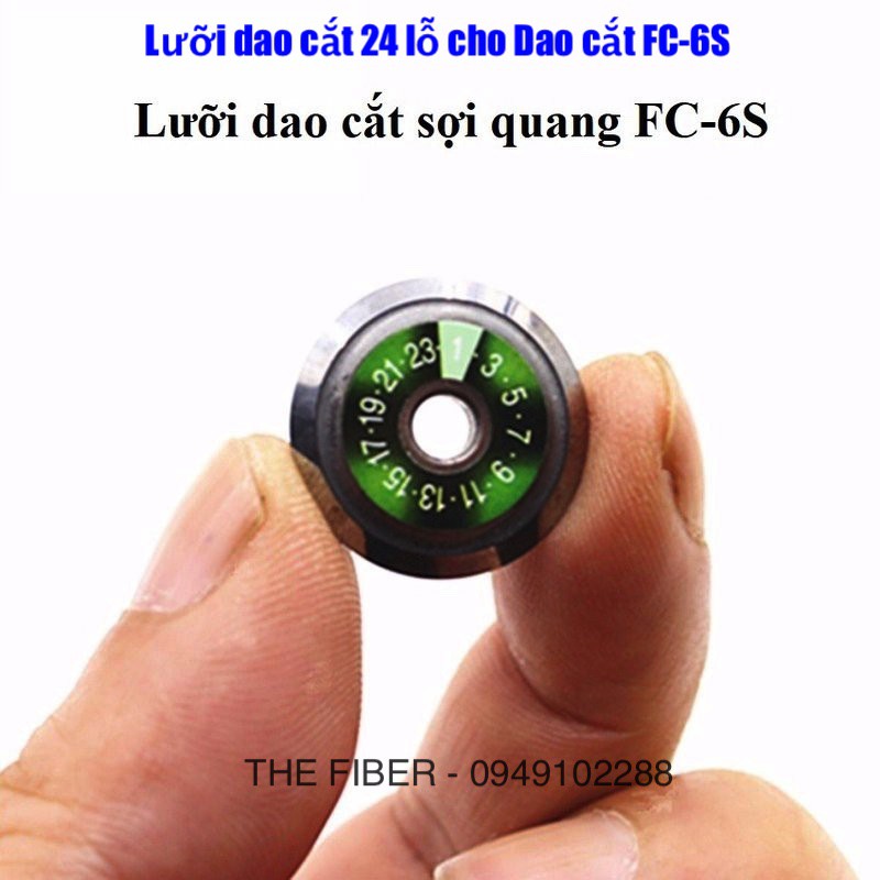 Lưỡi Dao thay thế cho Dao cắt sợi quang FC-6S 24 lỗ