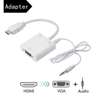 Cáp HDMI to VGA có Audio Cáp chuyển đổi HDMI to VGA có Audio