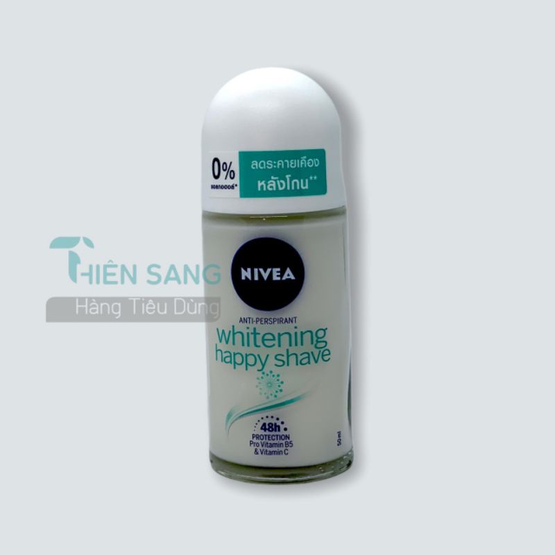 Lăn Nivea ngăn mùi trắng da khô thoáng Thái Lan 50ml và 25ml