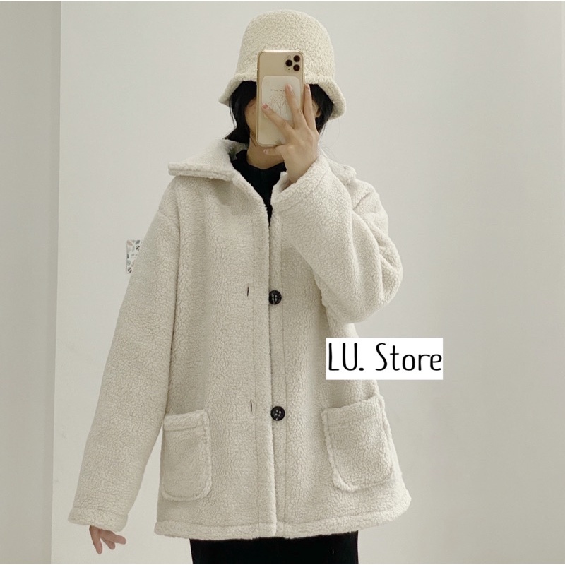 Set áo Khoác Lông cừu - Váy thun tăm dài Freesize Hàng Quảng Châu ,ẢNH THẬT LU CHỤP _ HÀNG CÓ SẴN