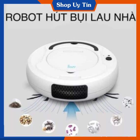 Robot hút bụi thông minh Bowai - Robot lau nhà tự động công nghệ AI 3 trong 1