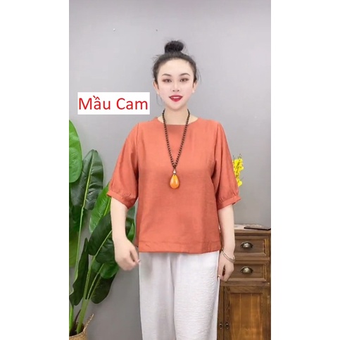 Áo Đũi Kiểu Nữ, Chất đũi mát mịn,thoáng khí phù hợp với mùa hè