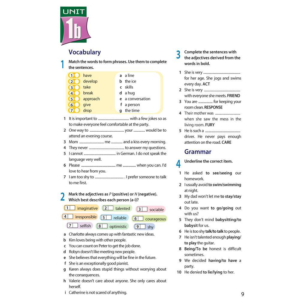 Sách - DTPbooks - Access Grade 9 Workbook