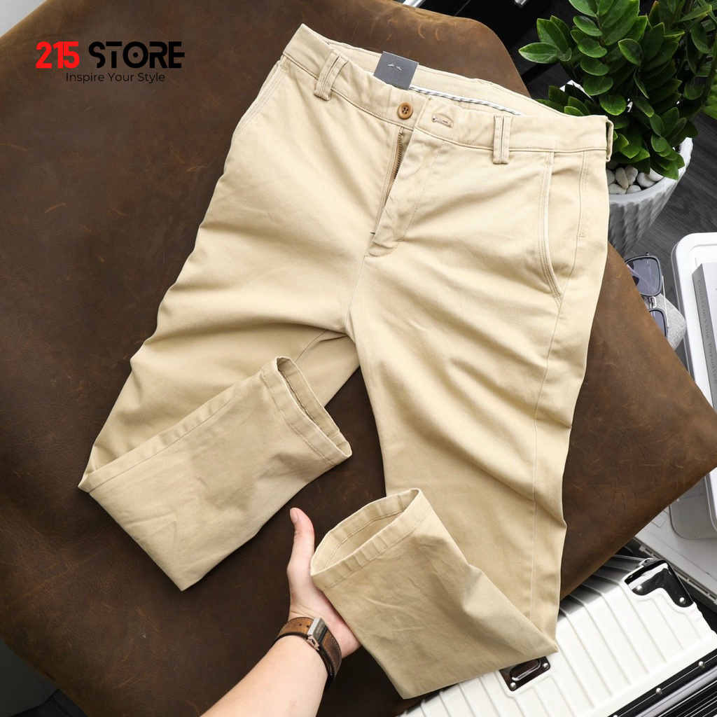 Quần Kaki Nam 215Store CK Form Suông