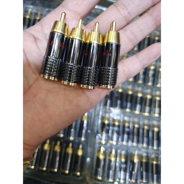 Jack RCA av hoa sen hàn 8mm đơn giá 1 chiếc