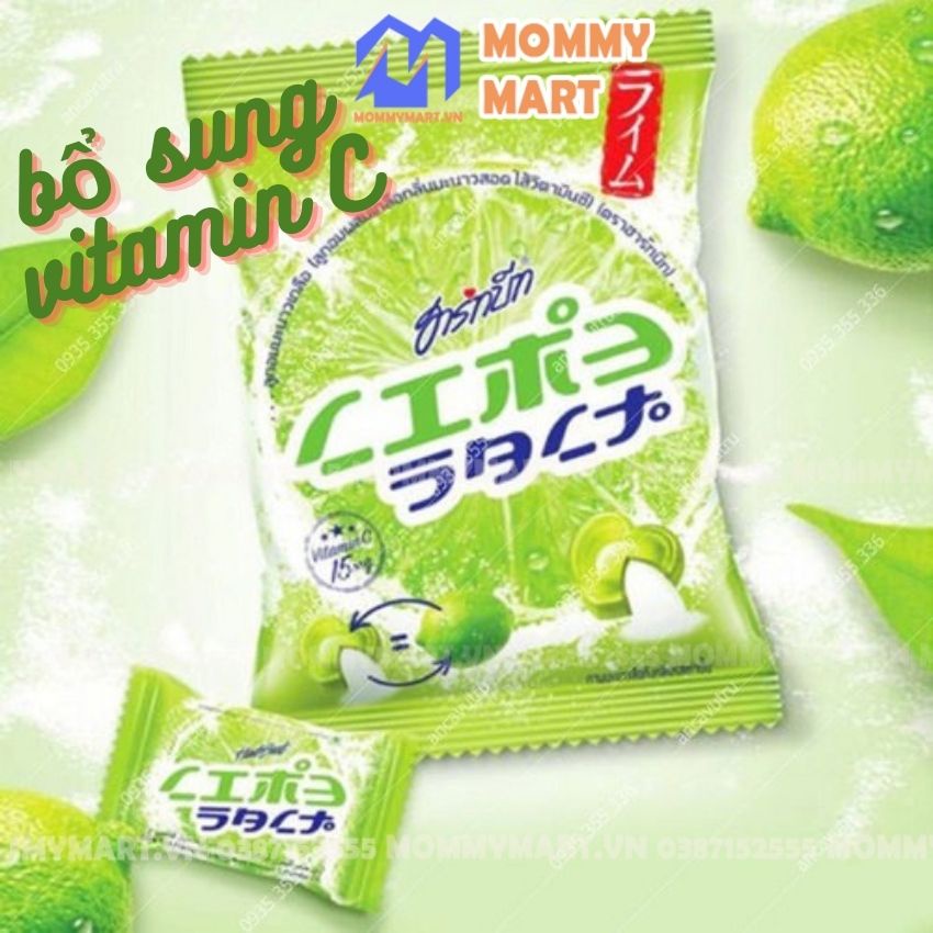 Combo 3 gói Kẹo Chanh Muối Thái Lan Hartbeat 100g Bổ Sung VitaminC Tăng Cường Sức Đề Kháng MommyMart