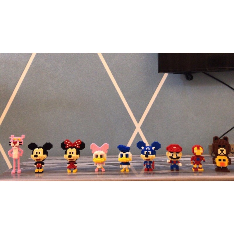 SẴN Lego xếp hình tự lắp ráp mô hình Mickey Minnie Donald duck Goofy