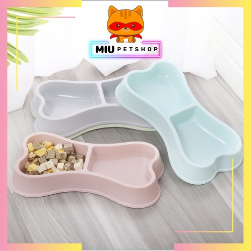 Bát ăn đôi cho chó mèo, Bát ăn đôi hình xương cho thú cưng