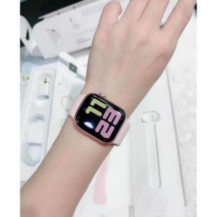 Đồng Hồ Thông Minh Nam Nữ Iwatch T500+ Plus 1.73 inch Series 6 [ Thay Dây - Thay Ảnh Đại Diện - Full Thông Báo ]