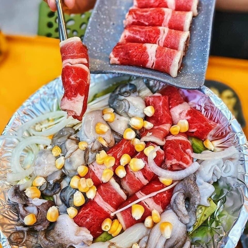 Ba chỉ bò mỹ cuộn. khay 500g