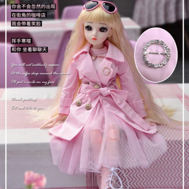 Búp bê doris trang phục xuống phố