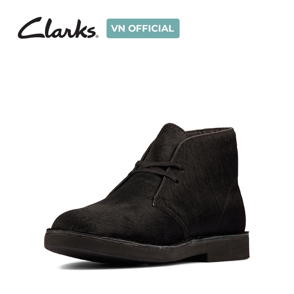 Giày Ankle Boot Nữ CLARKS Desert Boot 2 Màu Đen