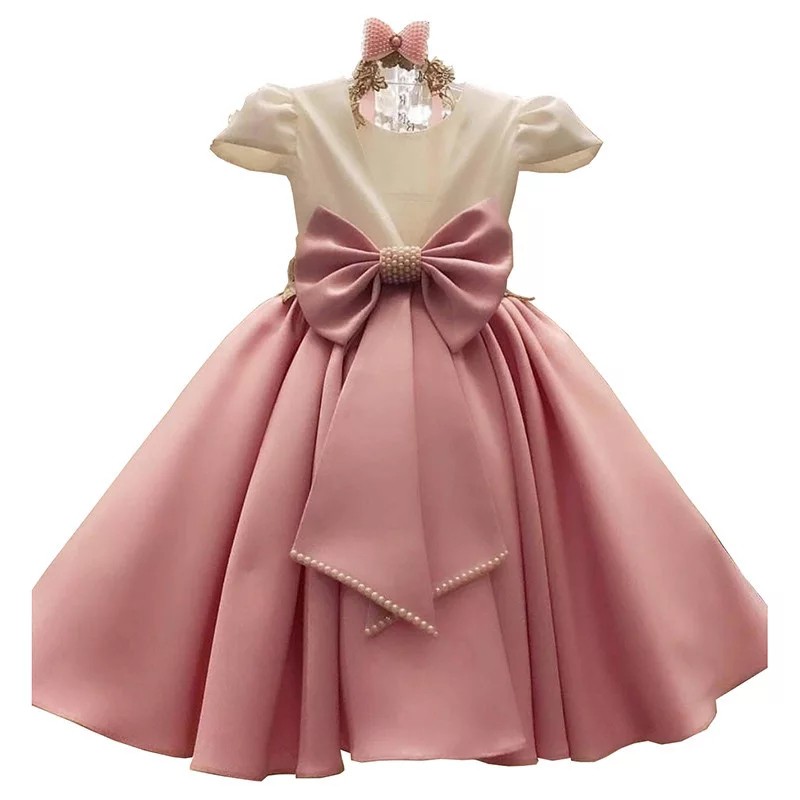 váy đầm công chúa cho bé  váy bé gái - FRERSHIP- váy đầm công chúa hồng phi