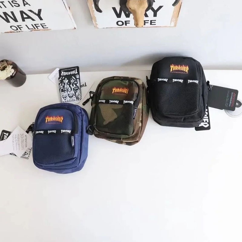 Túi đeo chéo ngực in rằn ri thời trang nam nữ